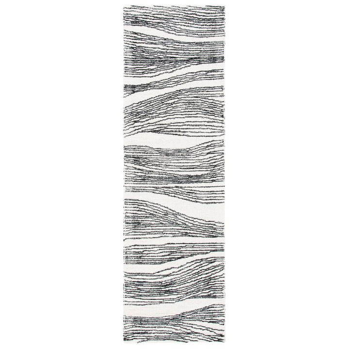 SAFAVIEH Metro MET995B Handmade Ivory / Black Rug Image 1