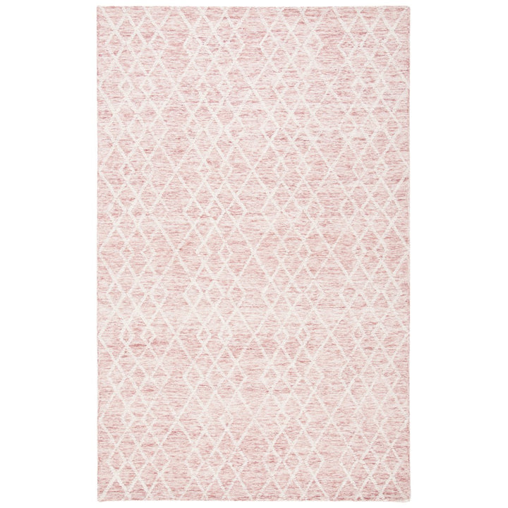 SAFAVIEH Metro MET994U Handmade Pink / Ivory Rug Image 10