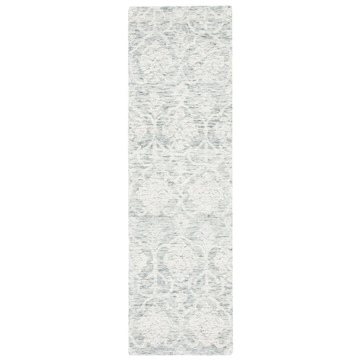 SAFAVIEH Metro MET996H Handmade Dark Grey / Ivory Rug Image 1