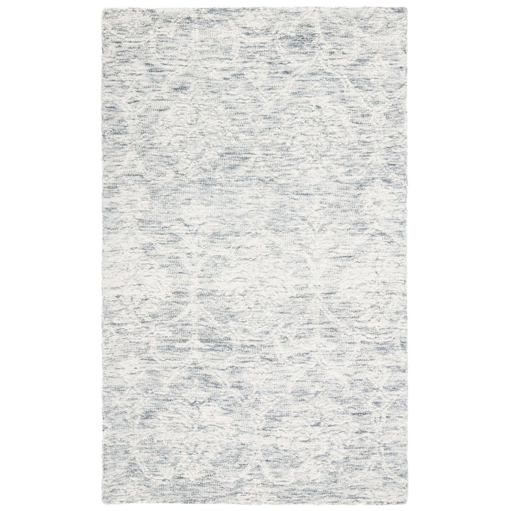 SAFAVIEH Metro MET996H Handmade Dark Grey / Ivory Rug Image 1