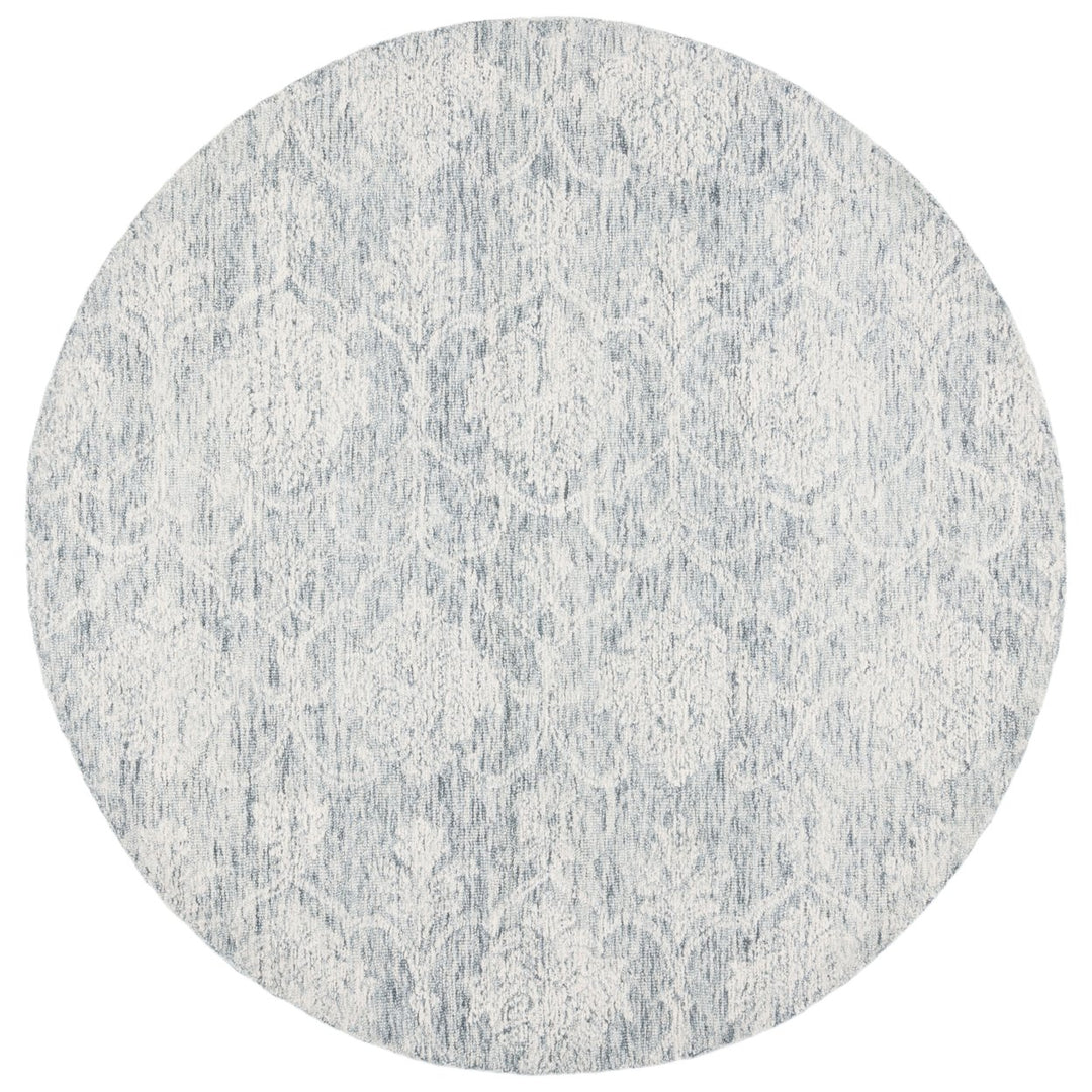 SAFAVIEH Metro MET996H Handmade Dark Grey / Ivory Rug Image 1