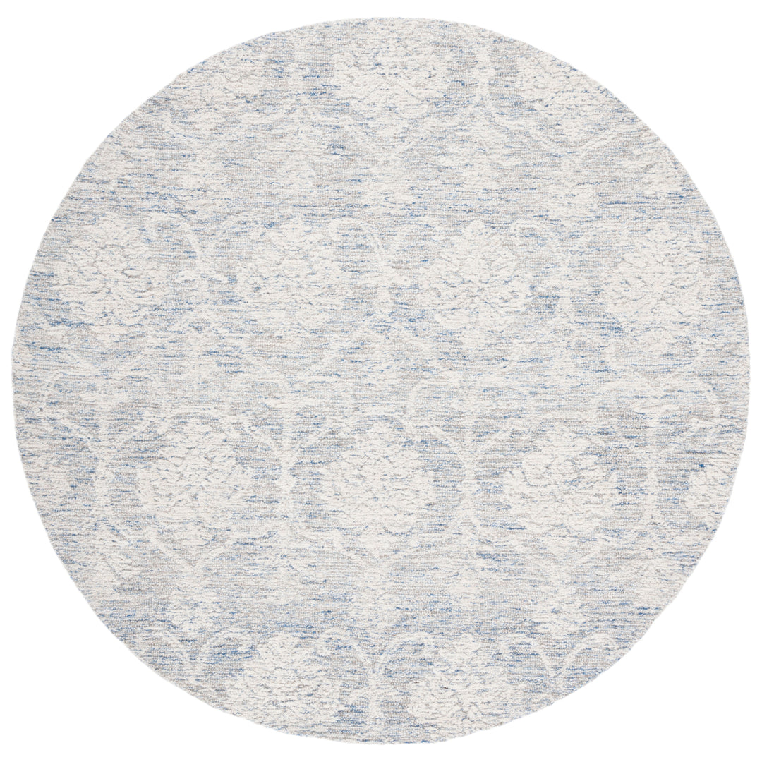 SAFAVIEH Metro MET996L Handmade Light Blue / Ivory Rug Image 6