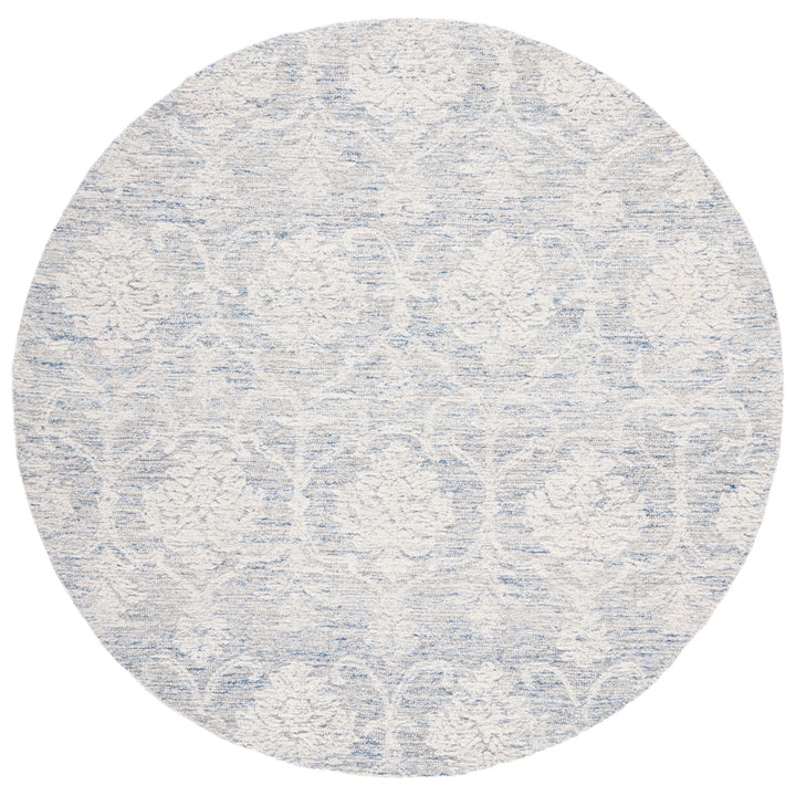 SAFAVIEH Metro MET996L Handmade Light Blue / Ivory Rug Image 6