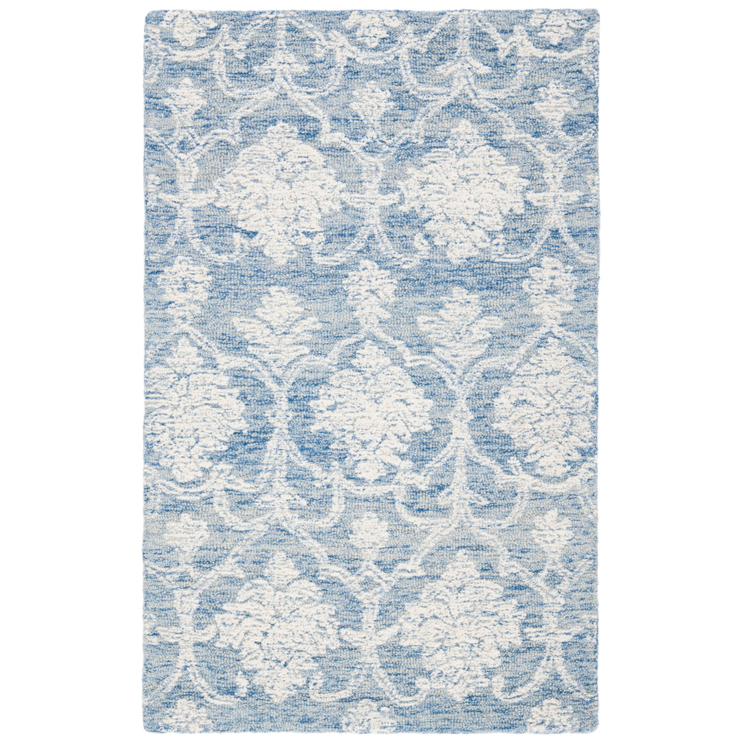 SAFAVIEH Metro MET996M Handmade Blue / Ivory Rug Image 3