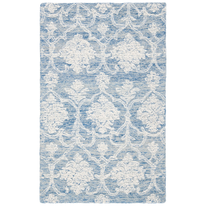 SAFAVIEH Metro MET996M Handmade Blue / Ivory Rug Image 3