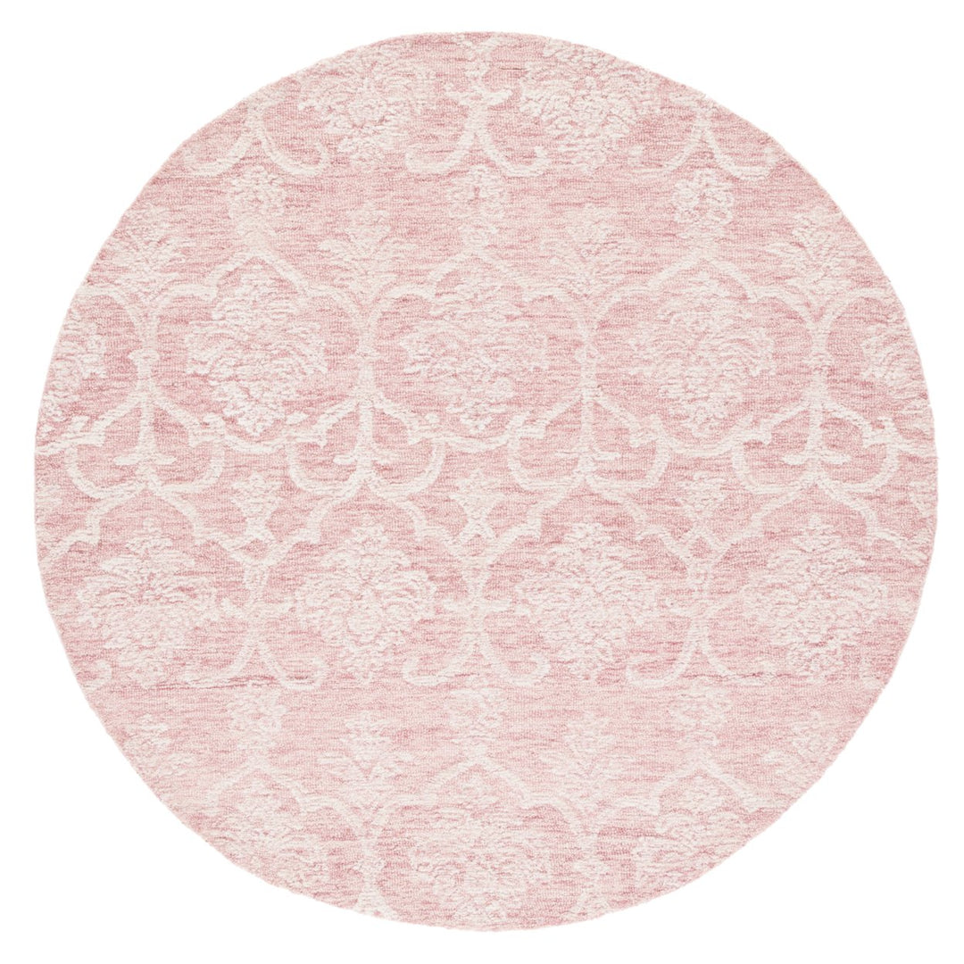 SAFAVIEH Metro MET996U Handmade Pink / Ivory Rug Image 1