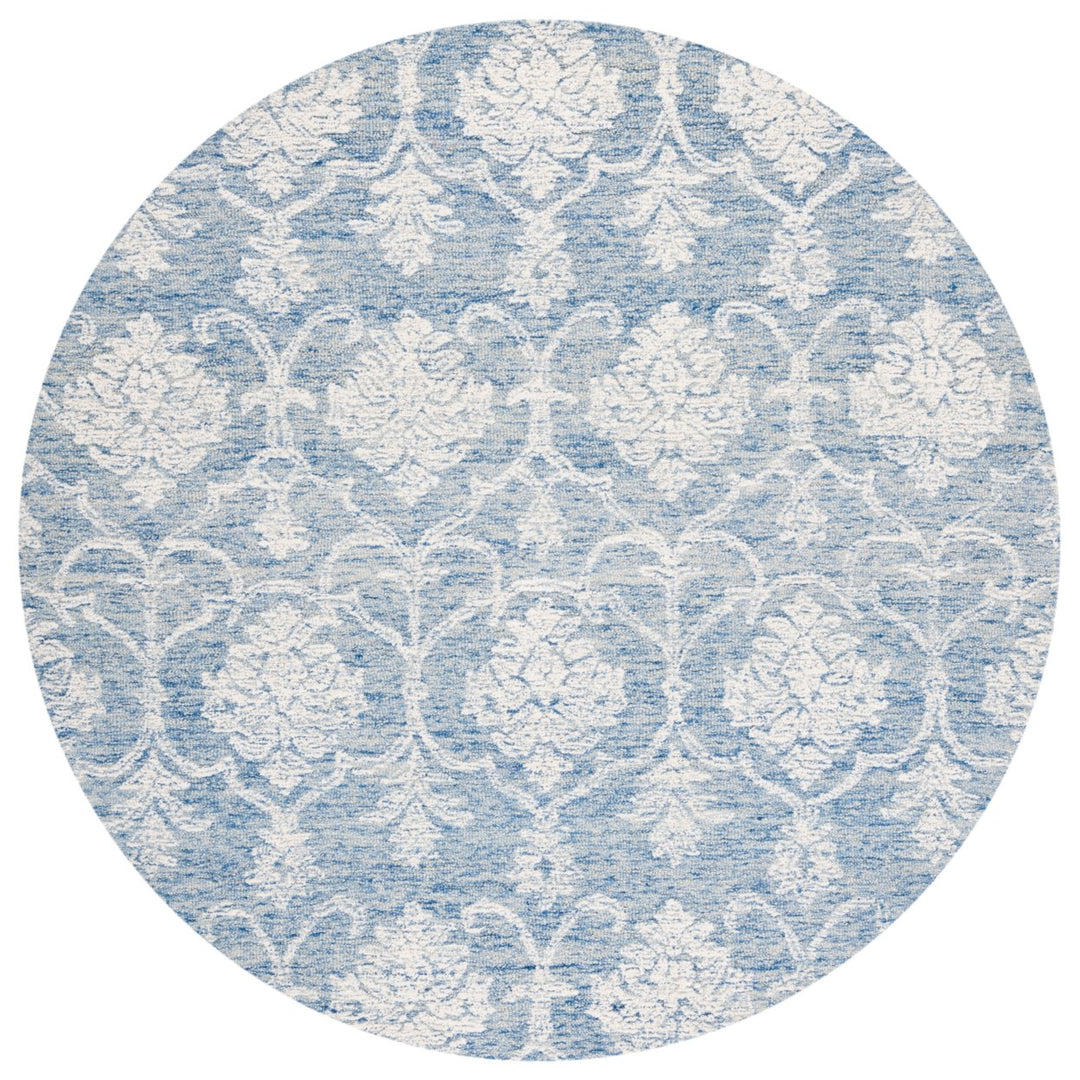 SAFAVIEH Metro MET996M Handmade Blue / Ivory Rug Image 1