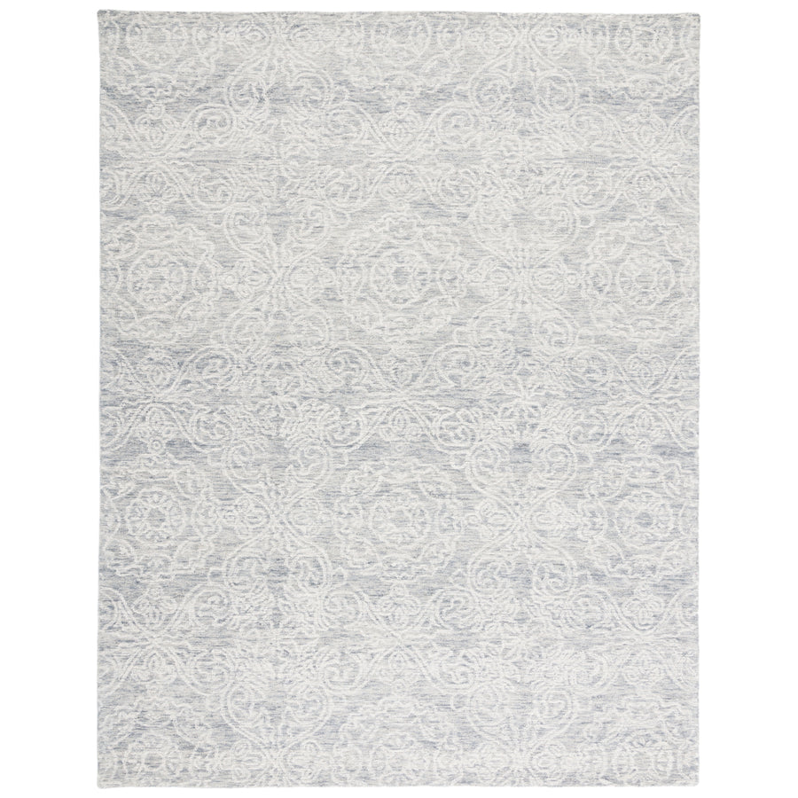 SAFAVIEH Metro MET997G Handmade Light Grey / Ivory Rug Image 1