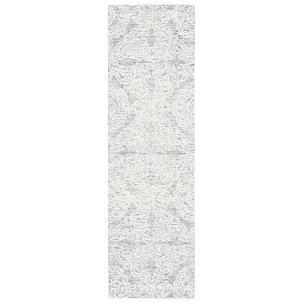 SAFAVIEH Metro MET997G Handmade Light Grey / Ivory Rug Image 2