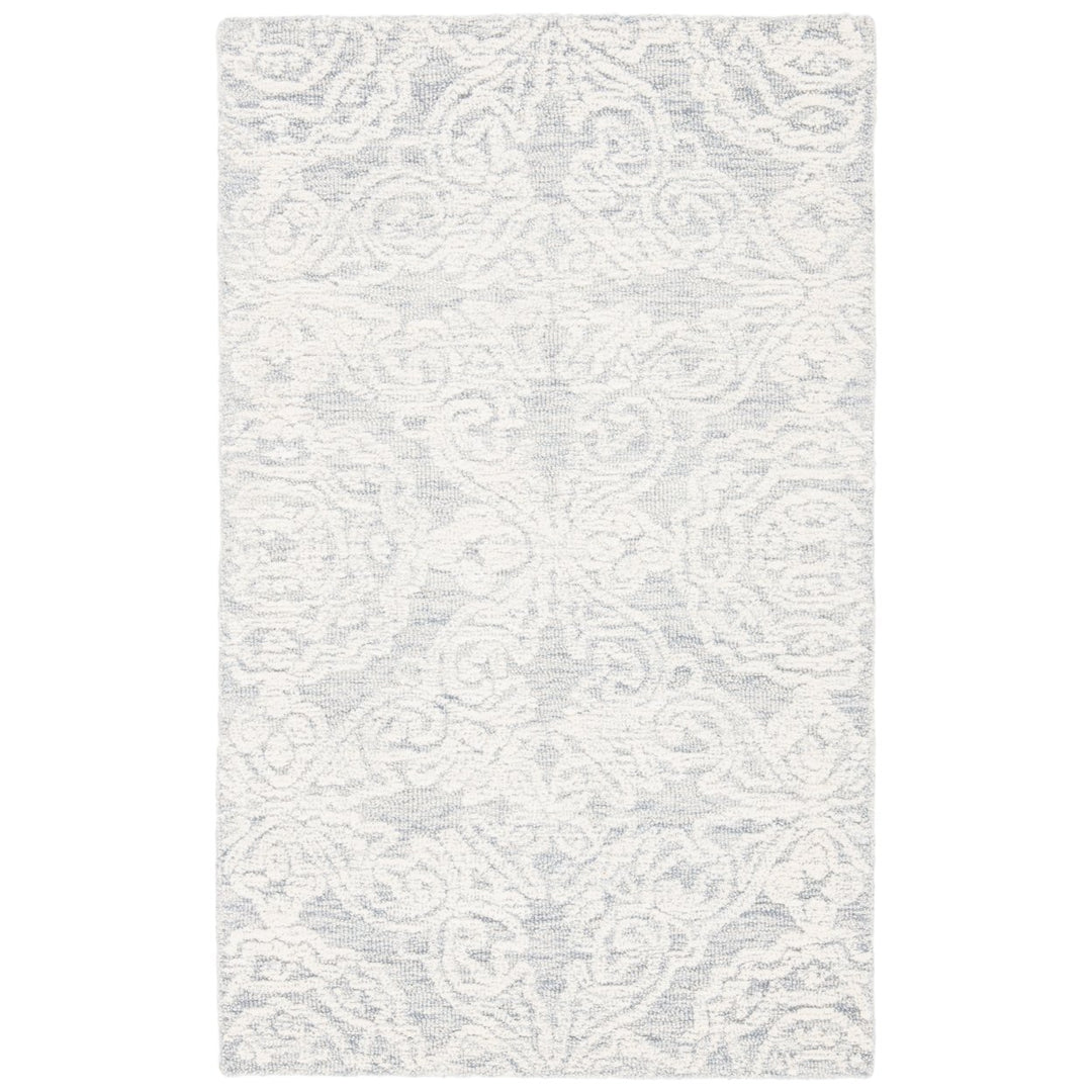 SAFAVIEH Metro MET997G Handmade Light Grey / Ivory Rug Image 3