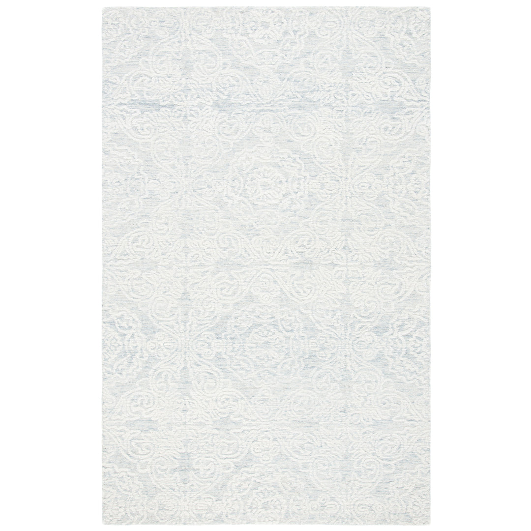 SAFAVIEH Metro MET997G Handmade Light Grey / Ivory Rug Image 4