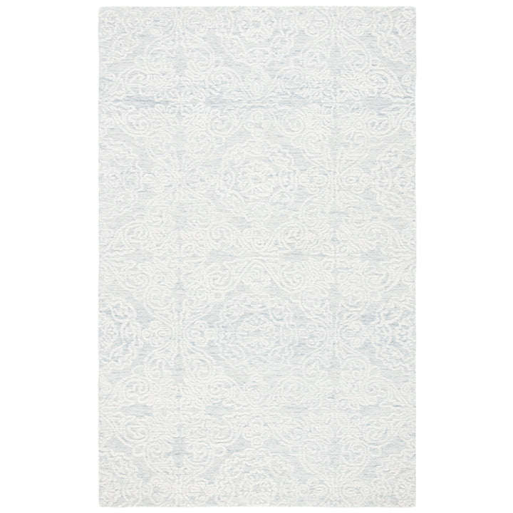 SAFAVIEH Metro MET997G Handmade Light Grey / Ivory Rug Image 4