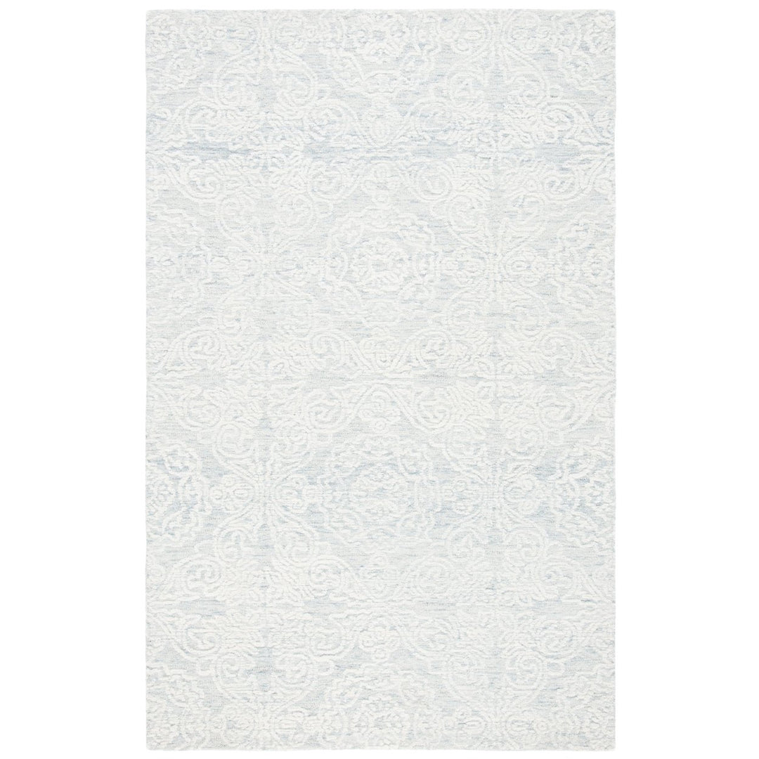 SAFAVIEH Metro MET997G Handmade Light Grey / Ivory Rug Image 1