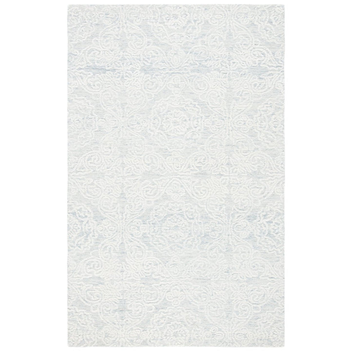 SAFAVIEH Metro MET997G Handmade Light Grey / Ivory Rug Image 1