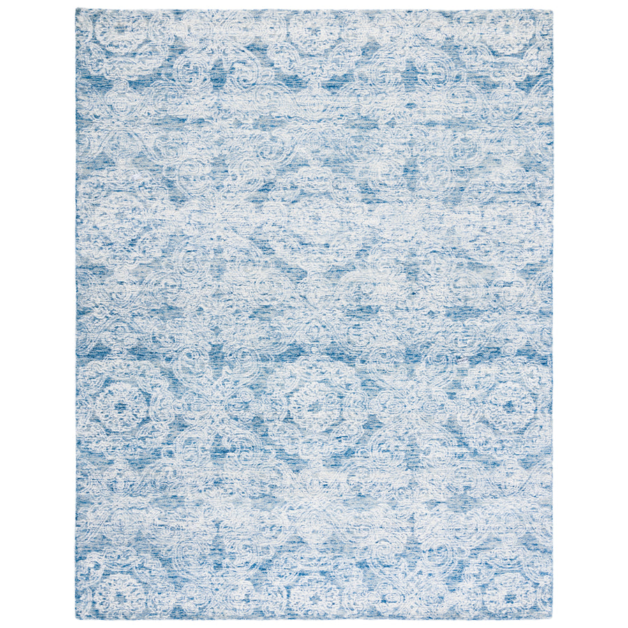 SAFAVIEH Metro MET997M Handmade Blue / Ivory Rug Image 1