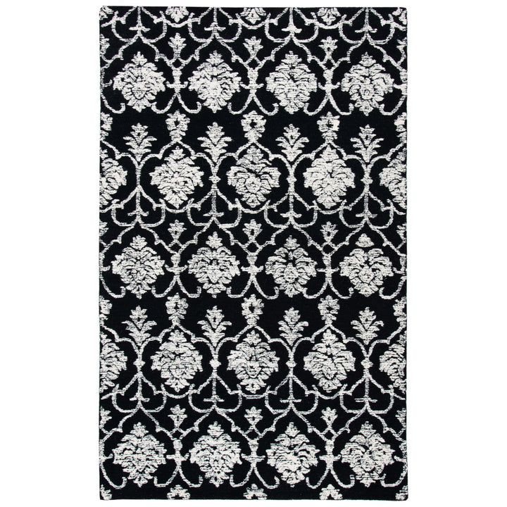 SAFAVIEH Metro MET996Z Handmade Black / Ivory Rug Image 1