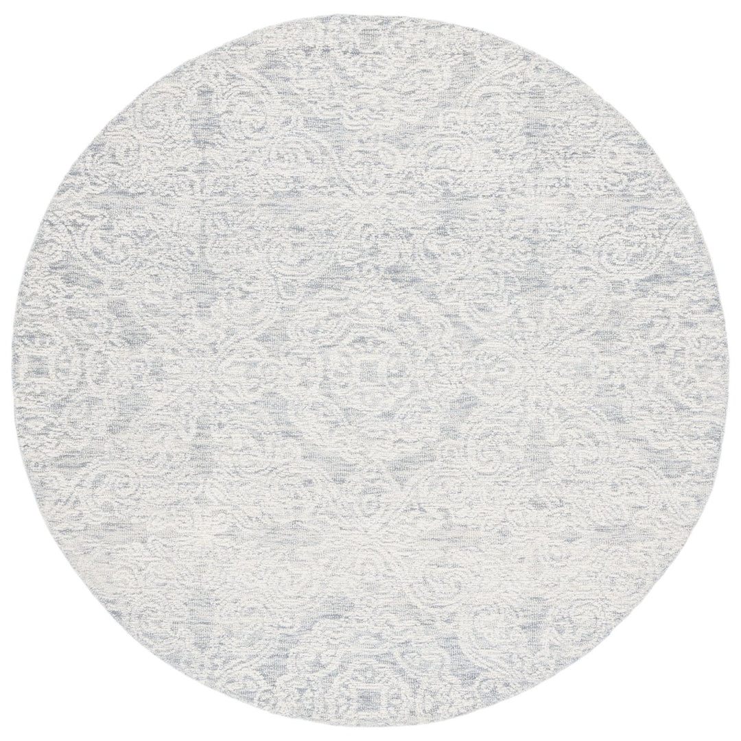 SAFAVIEH Metro MET997G Handmade Light Grey / Ivory Rug Image 6