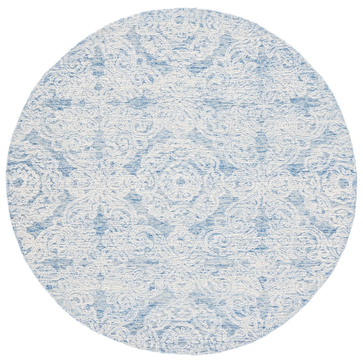 SAFAVIEH Metro MET997M Handmade Blue / Ivory Rug Image 3