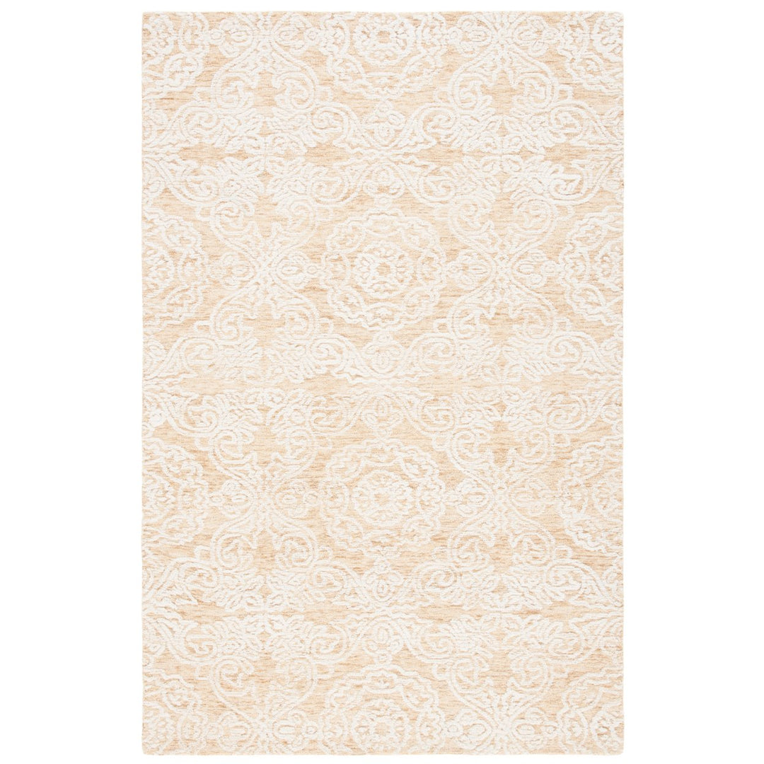 SAFAVIEH Metro MET997D Handmade Gold / Ivory Rug Image 4