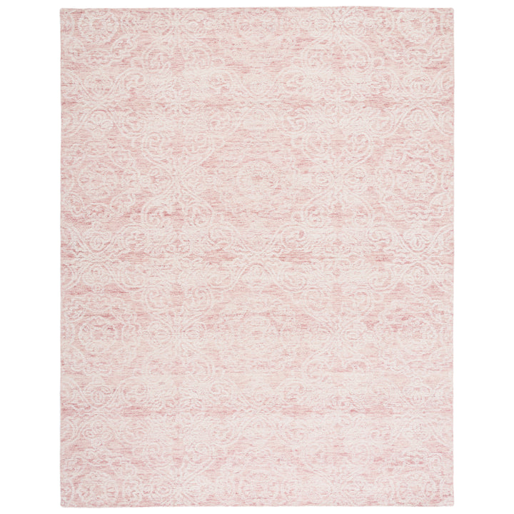 SAFAVIEH Metro MET997U Handmade Dark Pink / Ivory Rug Image 1