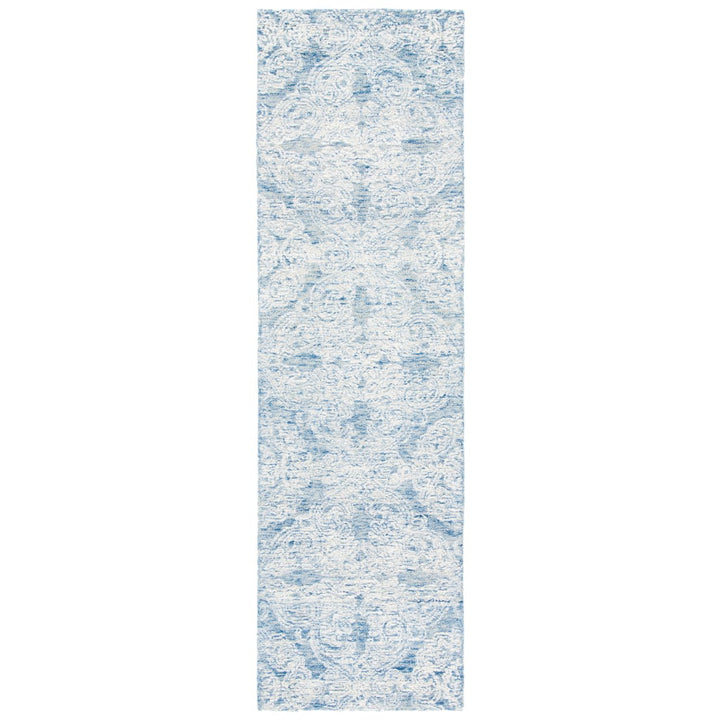 SAFAVIEH Metro MET997M Handmade Blue / Ivory Rug Image 4