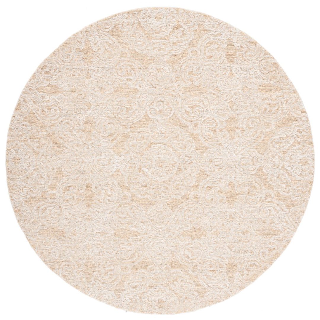 SAFAVIEH Metro MET997D Handmade Gold / Ivory Rug Image 6