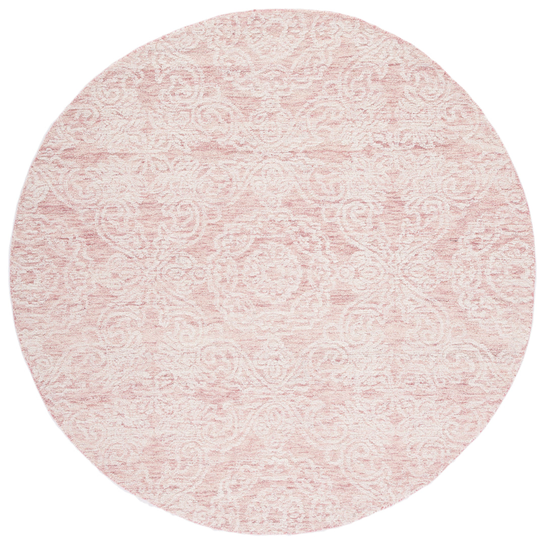 SAFAVIEH Metro MET997U Handmade Dark Pink / Ivory Rug Image 5