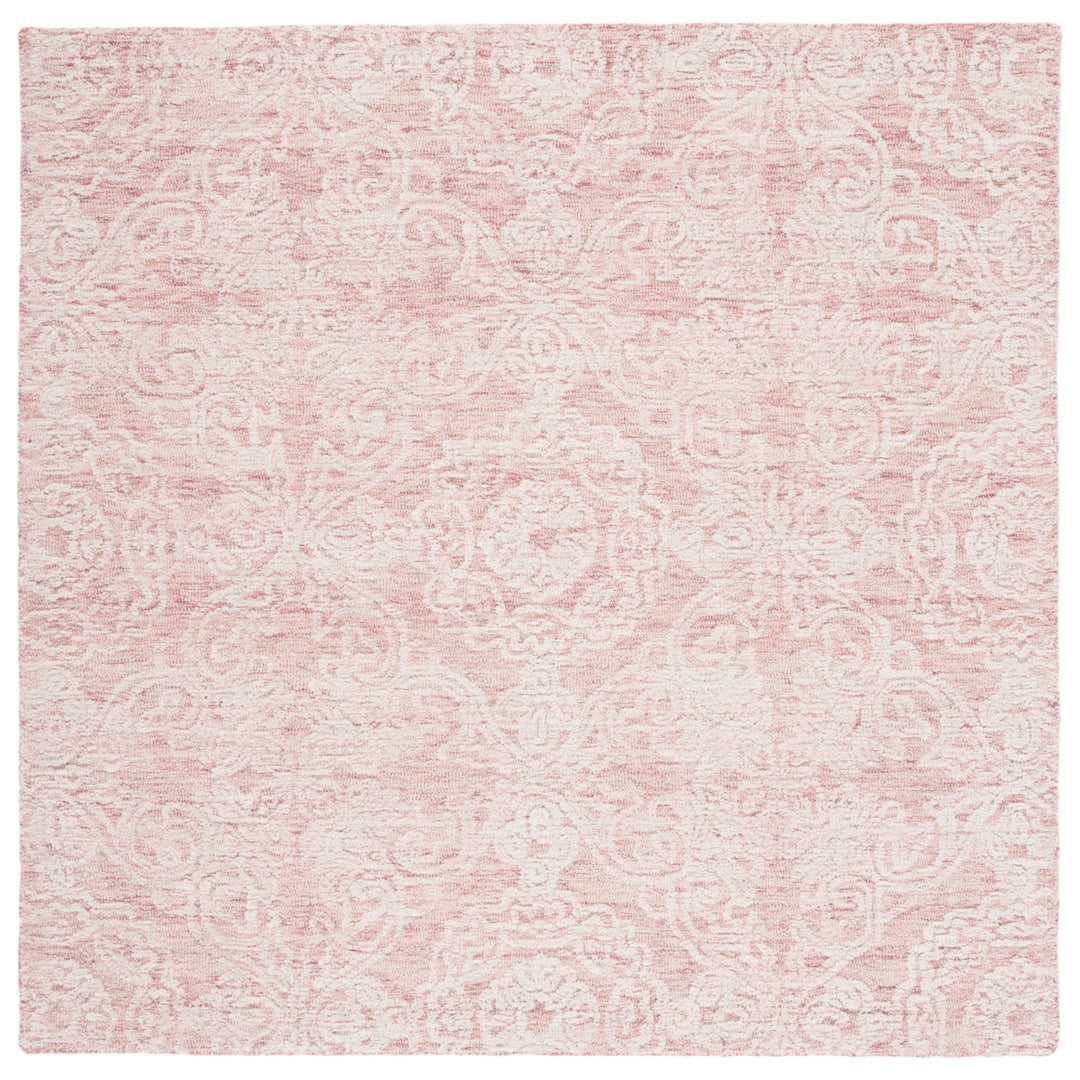 SAFAVIEH Metro MET997U Handmade Dark Pink / Ivory Rug Image 6