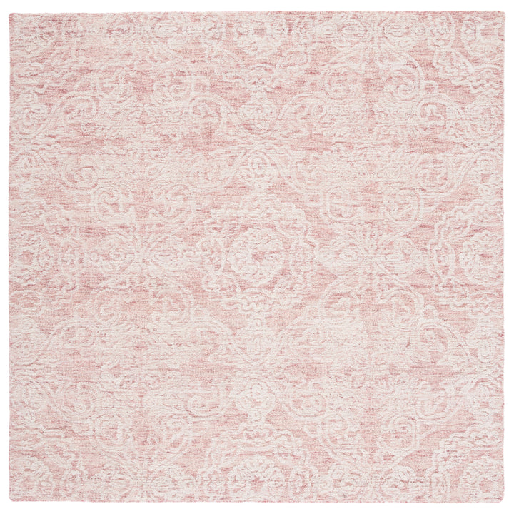 SAFAVIEH Metro MET997U Handmade Dark Pink / Ivory Rug Image 6