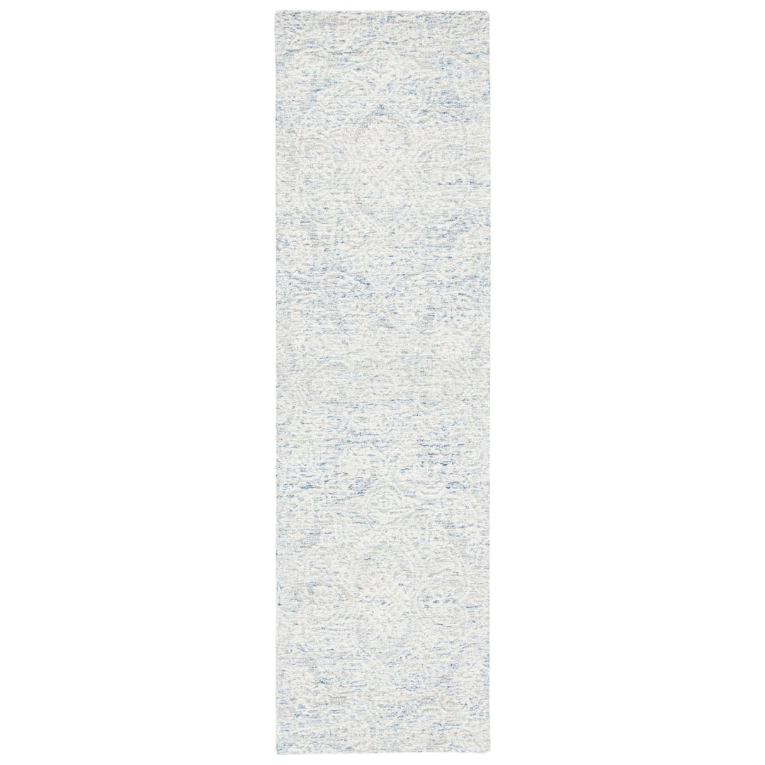 SAFAVIEH Metro MET998L Handmade Light Blue / Ivory Rug Image 2