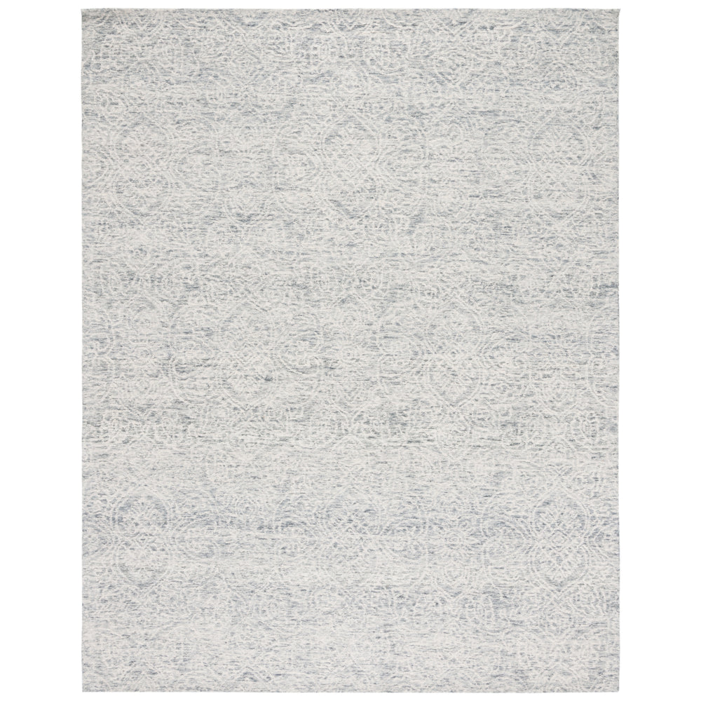 SAFAVIEH Metro MET998H Handmade Dark Grey / Ivory Rug Image 2