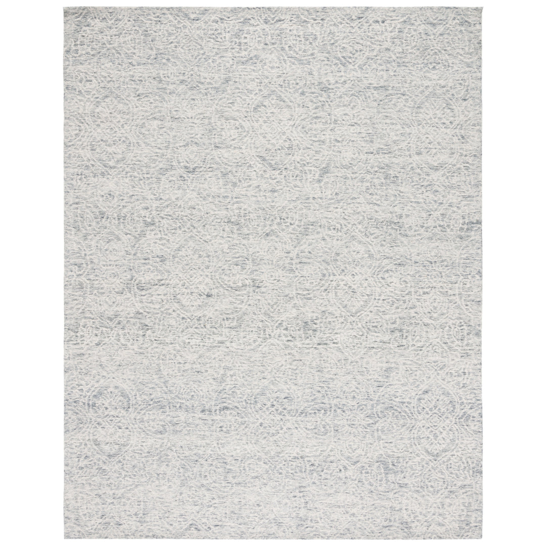 SAFAVIEH Metro MET998H Handmade Dark Grey / Ivory Rug Image 2