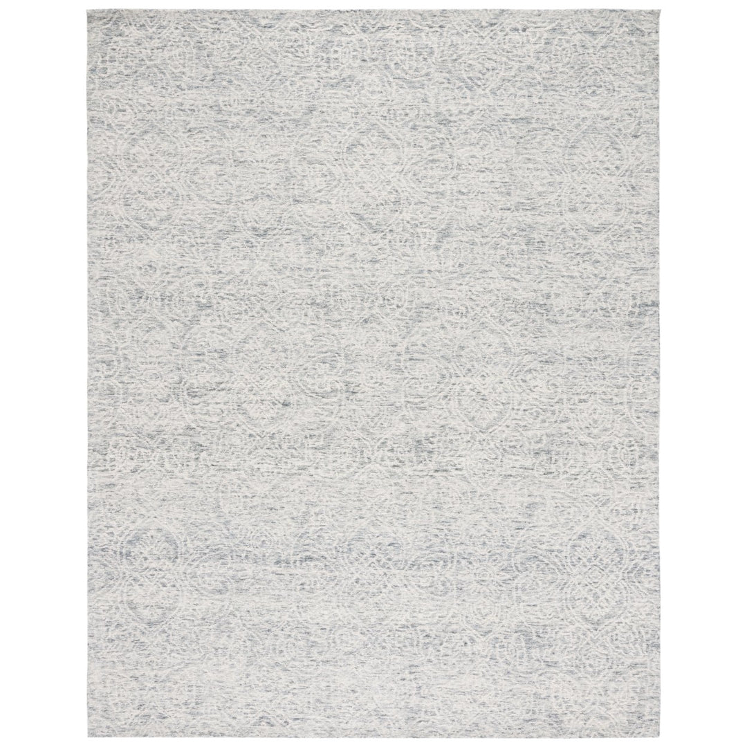 SAFAVIEH Metro MET998H Handmade Dark Grey / Ivory Rug Image 1