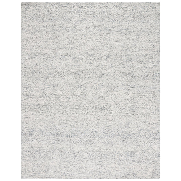 SAFAVIEH Metro MET998H Handmade Dark Grey / Ivory Rug Image 1