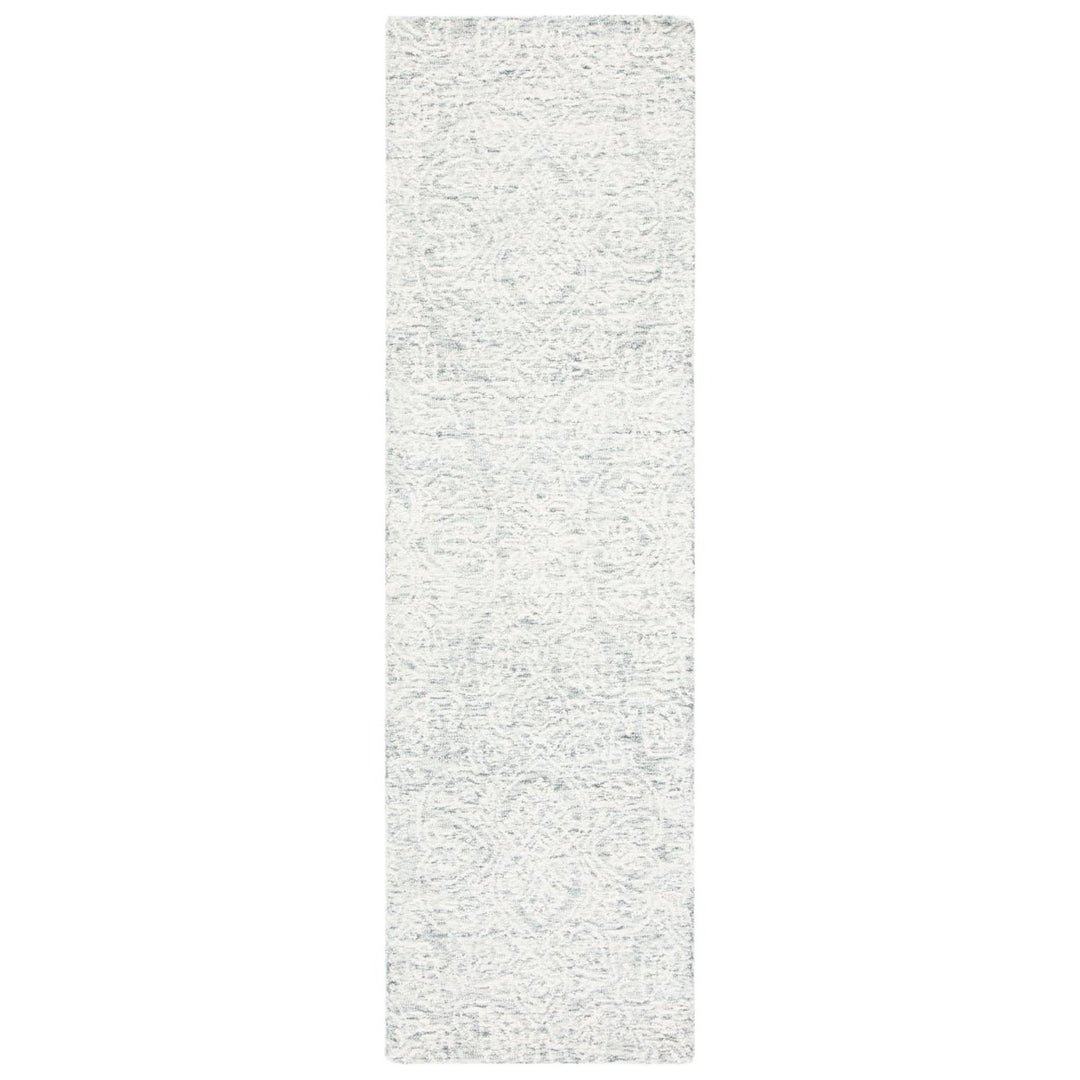 SAFAVIEH Metro MET998H Handmade Dark Grey / Ivory Rug Image 3