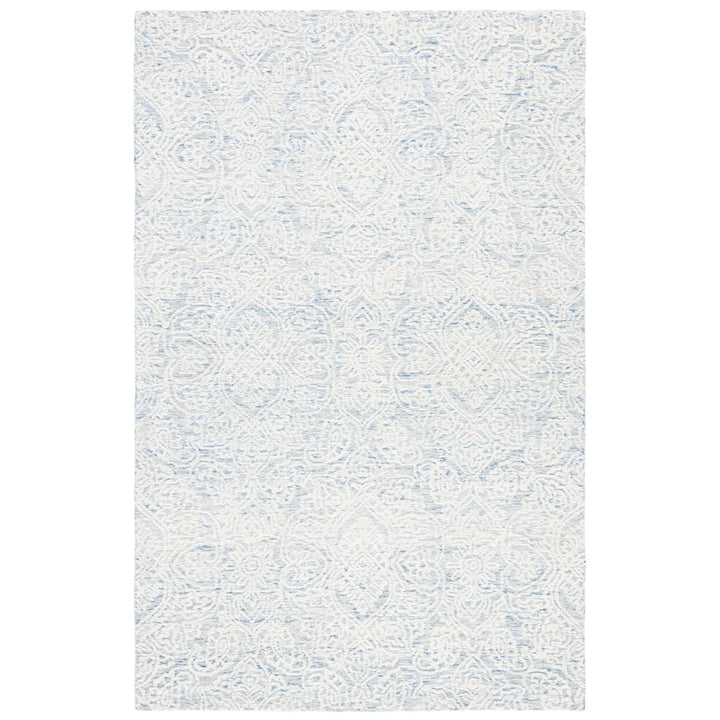 SAFAVIEH Metro MET998L Handmade Light Blue / Ivory Rug Image 4