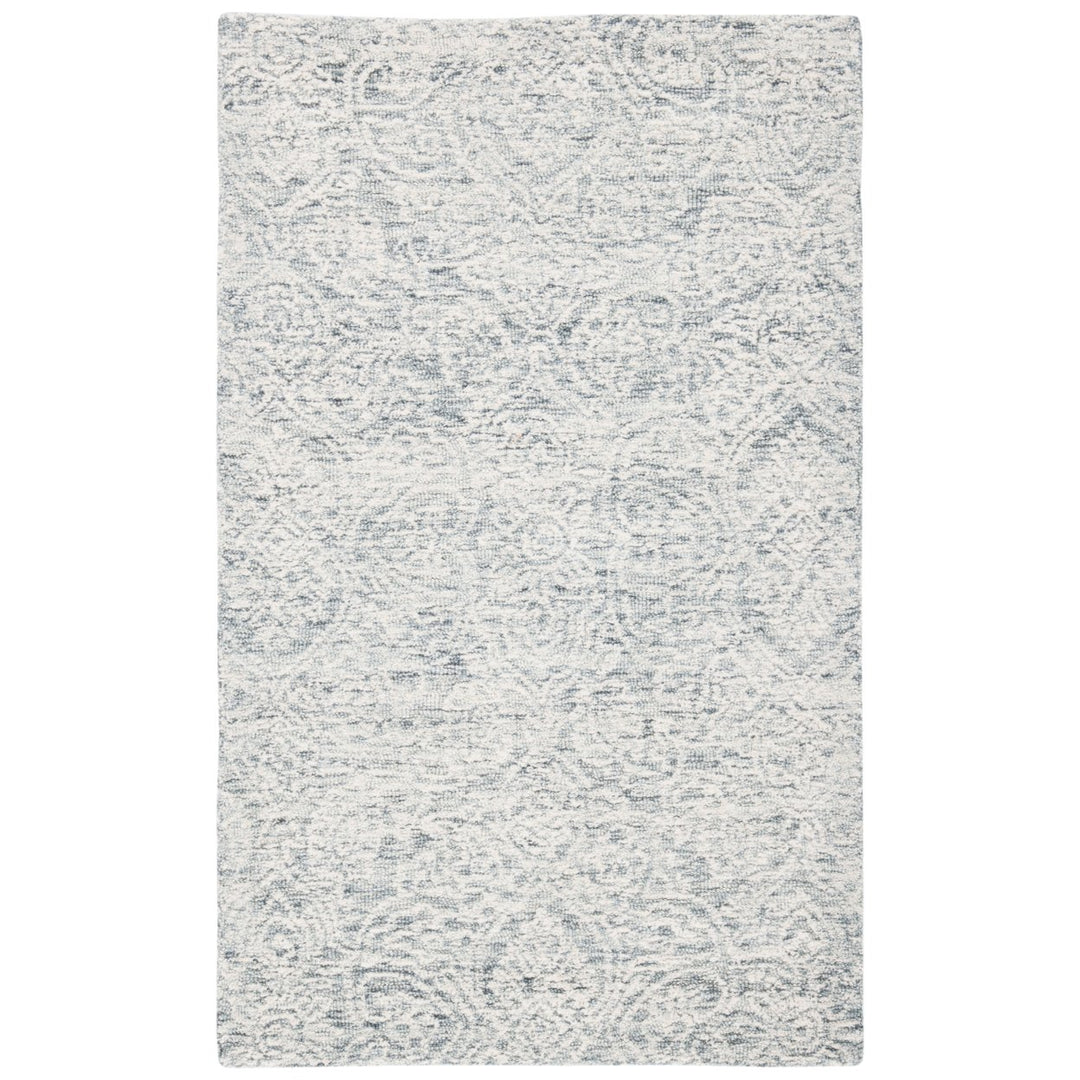 SAFAVIEH Metro MET998H Handmade Dark Grey / Ivory Rug Image 4