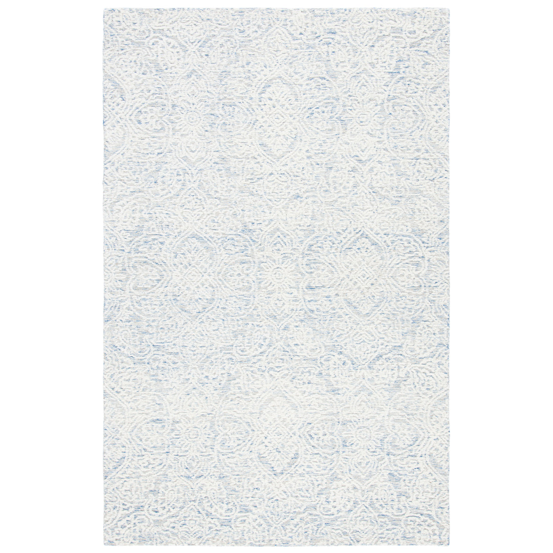 SAFAVIEH Metro MET998L Handmade Light Blue / Ivory Rug Image 5