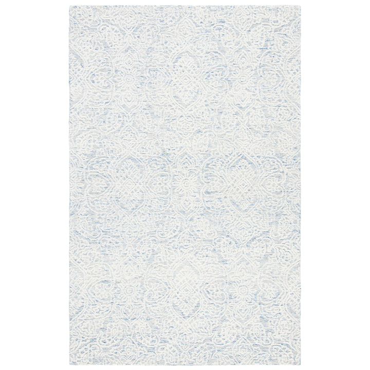 SAFAVIEH Metro MET998L Handmade Light Blue / Ivory Rug Image 5