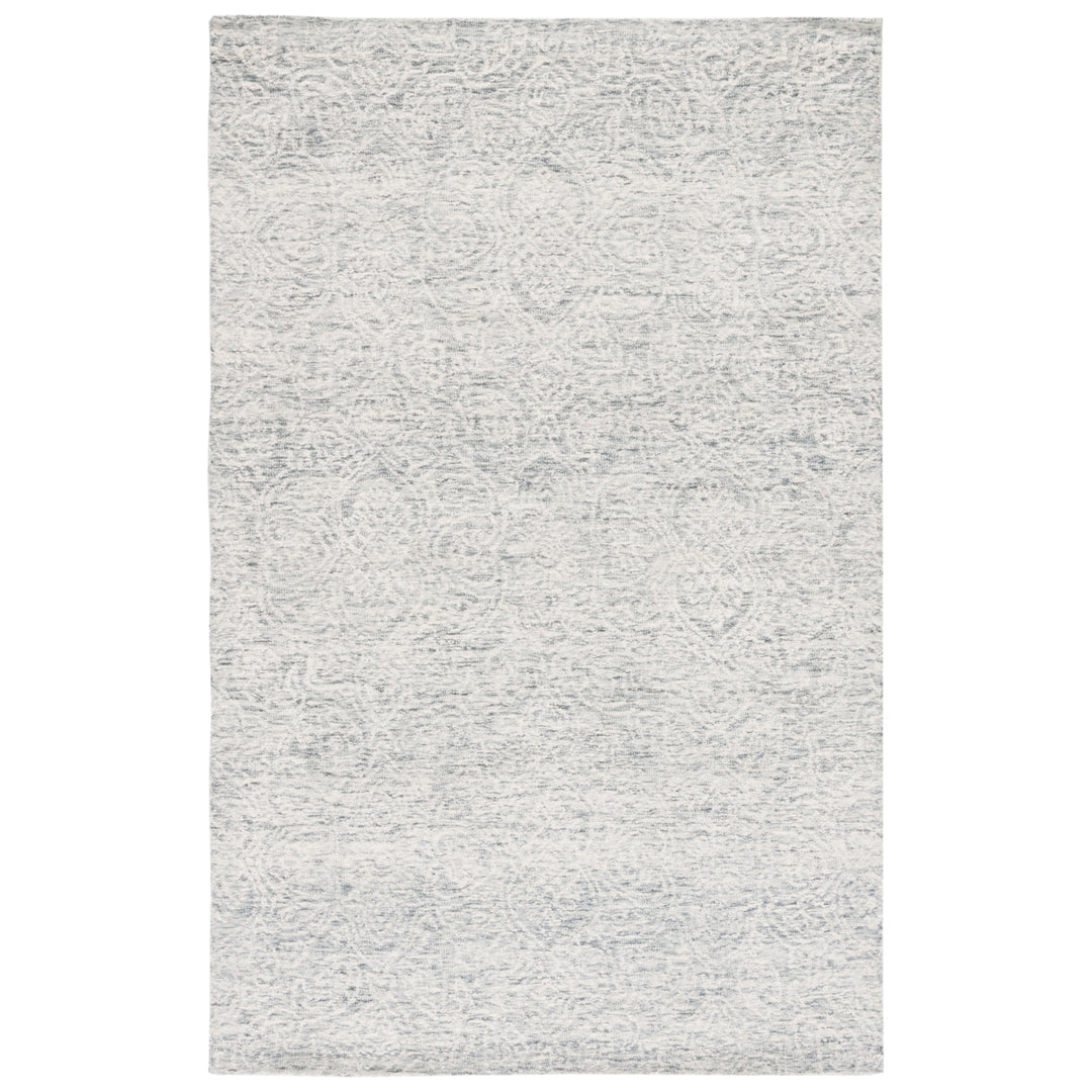 SAFAVIEH Metro MET998H Handmade Dark Grey / Ivory Rug Image 5