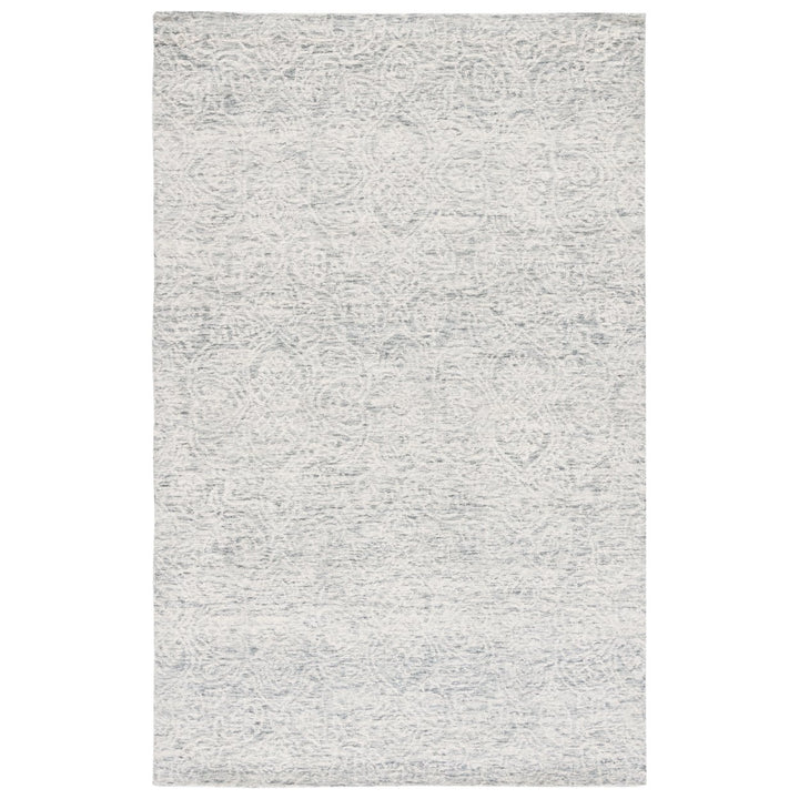 SAFAVIEH Metro MET998H Handmade Dark Grey / Ivory Rug Image 1