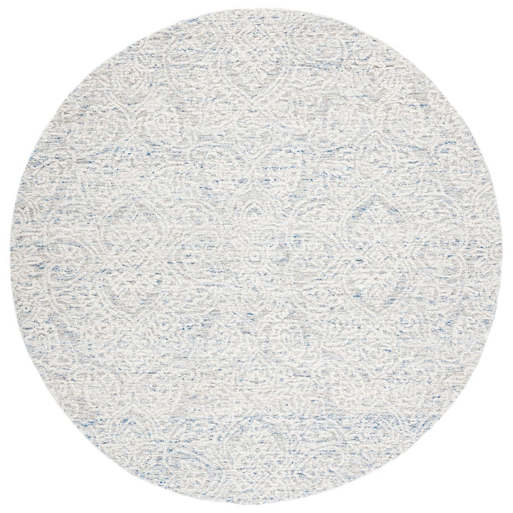 SAFAVIEH Metro MET998L Handmade Light Blue / Ivory Rug Image 6