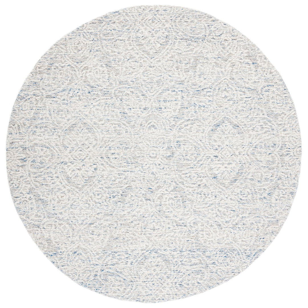 SAFAVIEH Metro MET998L Handmade Light Blue / Ivory Rug Image 1