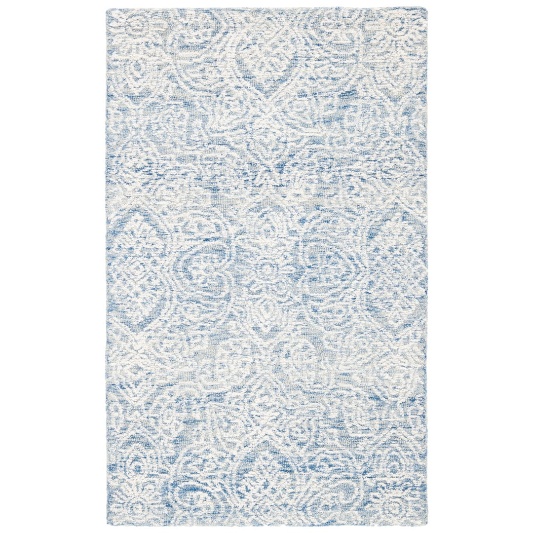 SAFAVIEH Metro MET998M Handmade Blue / Ivory Rug Image 3