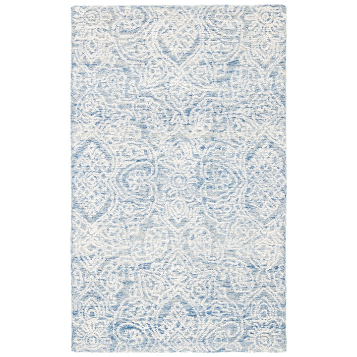 SAFAVIEH Metro MET998M Handmade Blue / Ivory Rug Image 3