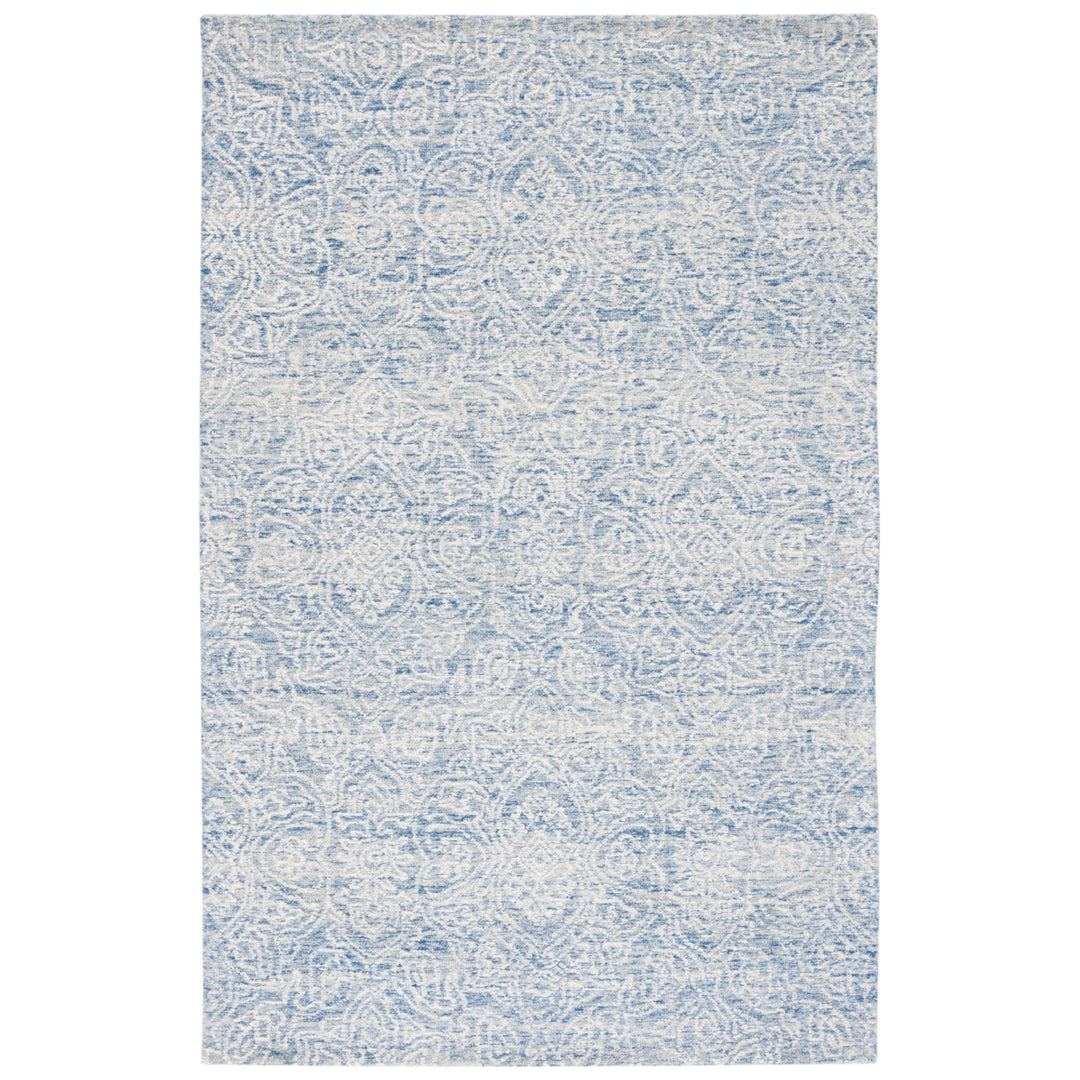 SAFAVIEH Metro MET998M Handmade Blue / Ivory Rug Image 4