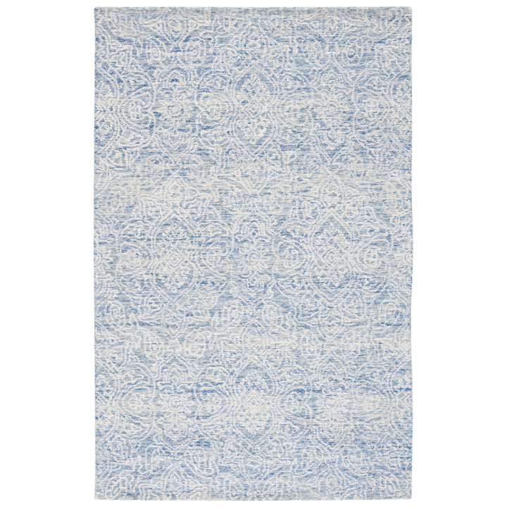 SAFAVIEH Metro MET998M Handmade Blue / Ivory Rug Image 4