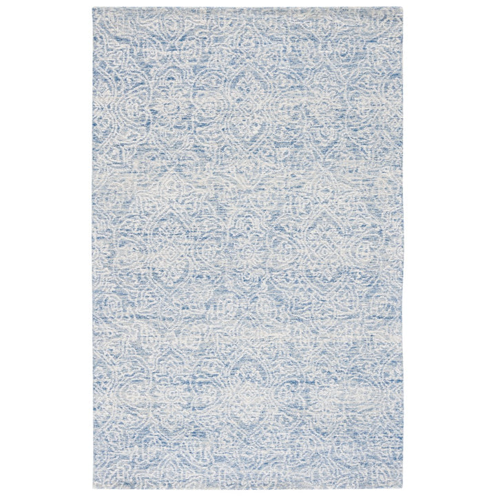 SAFAVIEH Metro MET998M Handmade Blue / Ivory Rug Image 1