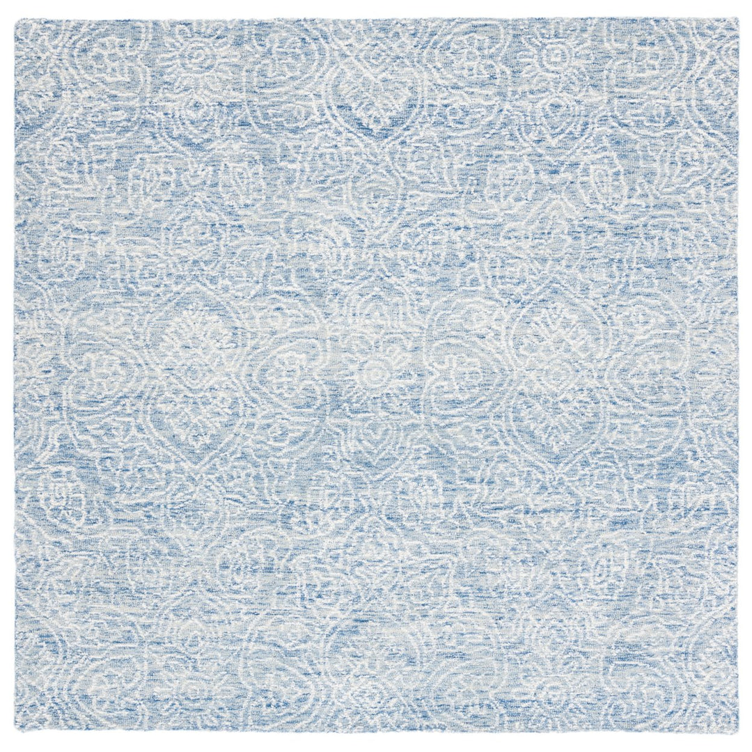 SAFAVIEH Metro MET998M Handmade Blue / Ivory Rug Image 6