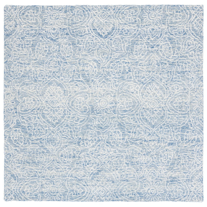 SAFAVIEH Metro MET998M Handmade Blue / Ivory Rug Image 6